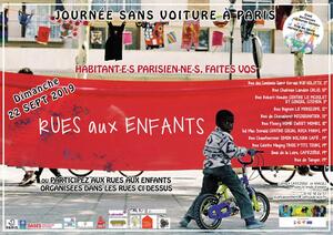 La rue aux enfants journée sans voiture, à Paris