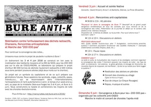 Contre le projet d'enfouissement des déchets nucléaires Cigéo - Rencontres anticapitalistes de Bure (Meuse)