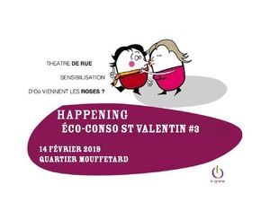 Happening Saint-Valentin solidaire, à Paris