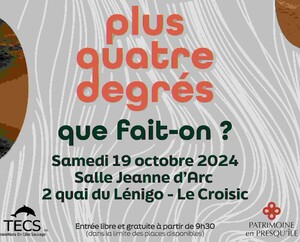 Colloque sur l'adaptation au changement climatique en presqu'ile Guérandaise, au Croisic (Loire-Atlantique)