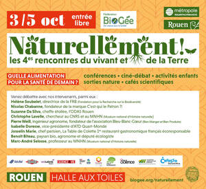 «<small class="fine d-inline"> </small>Naturellement, les rencontres du vivant et de la Terre<small class="fine d-inline"> </small>», à Rouen