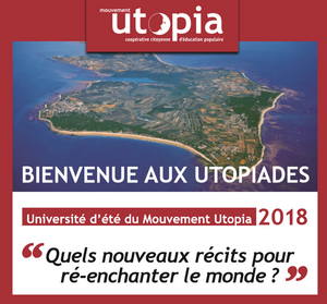 Université d'été du Mouvement Utopia, au Bois-Plage-en-Ré (Charente-Maritime)