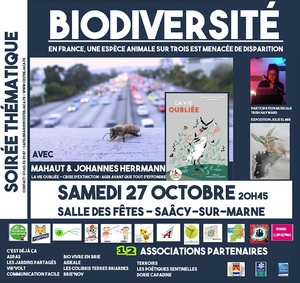 Soirée Biodiversité, à Saâcy-sur-Marne (Seine-et-Marne)
