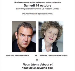 Veillée lecture en soutien à Novissen, à Drucat (Somme)