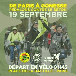 Contre le béton : pédalons de Paris à Gonesse<small class="fine d-inline"> </small>! 