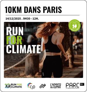 «<small class="fine d-inline"> </small>Run for Climate : courir 10 km pour le climat<small class="fine d-inline"> </small>», à Paris