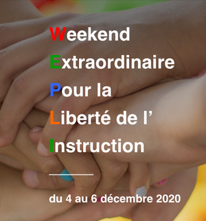 Manifestation nationale pour la liberté de l'instruction, en France