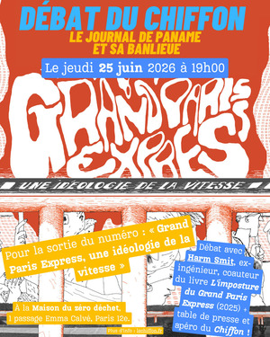 «<small class="fine d-inline"> </small>Grand Paris Express, une idéologie de la vitesse<small class="fine d-inline"> </small>», débat à Paris