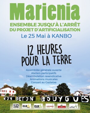 Marienia, ensemble jusqu'à l'arrêt du projet d'artificialisation, à Cambo (Pyrénées-Atlantiques)