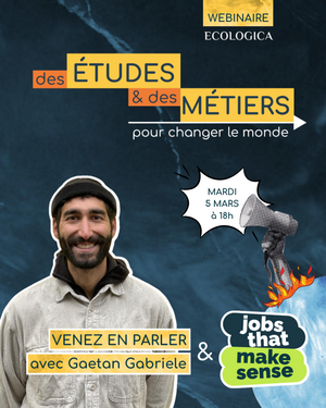 Des études et métiers pour changer le monde<small class="fine d-inline"> </small>! wébinaire