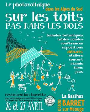 «<small class="fine d-inline"> </small>Sur les toits, pas dans les bois<small class="fine d-inline"> </small>», week-end festif, à Barret-sur-Méouge (Hautes-Alpes)