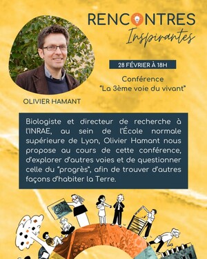 La 3<sup class="typo_exposants">e</sup> voie du vivant, conférence à Lyon