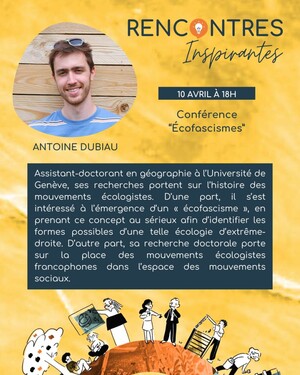 «<small class="fine d-inline"> </small>Écofascisme<small class="fine d-inline"> </small>», rencontre Inspirante à Lyon