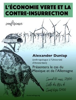 Conférence «<small class="fine d-inline"> </small>L'économie verte et la contre-insurrection<small class="fine d-inline"> </small>», à Saint-Victor (Aveyron)
