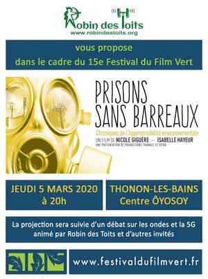 «<small class="fine d-inline"> </small>Prison sans barreaux<small class="fine d-inline"> </small>», projection-débat à Thonon-les-Bains (Haute-Savoie)