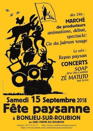 Fête paysanne à Bonlieu-sur-Roubion (Drôme)