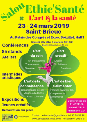 Salon Ethic'Santé. L'art et la santé, mieux-être, à Saint-Brieuc (Côtes-d'Armor)