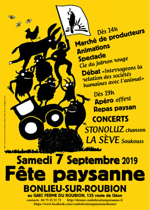 Fête de la Conf' de la Drôme, à Bonlieu-sur-Roubion (Drôme)