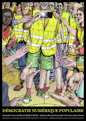 Démocratie numérique populaire, réinventer avec les Gilets jaunes, à Saint-Denis (Seine-Saint-Denis)