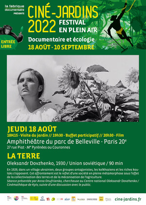 Projection de «<small class="fine d-inline"> </small>La Terre<small class="fine d-inline"> </small>» au festival Ciné-Jardins
