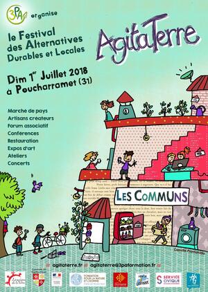Festival AgitaTerre : Alternatives durables, locales et citoyennes, à Poucharramet (Haute-Garonne)