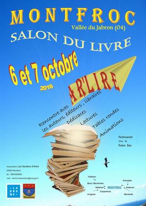 Salon du livre <span class="caps">AR</span>'<span class="caps">LIRE</span> et foire bio de Montfroc (Drôme)