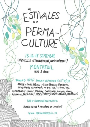 Les Estivales de la permaculture, à Montreuil (Seine-Saint-Denis)
