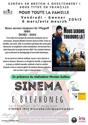 «<small class="fine d-inline"> </small>Nous serons toujours là, Plogoff<small class="fine d-inline"> </small>», projection du film à Questembert (Morbihan)