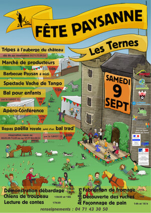 Fête paysanne de l'est-Cantal, Les Ternes (Cantal)