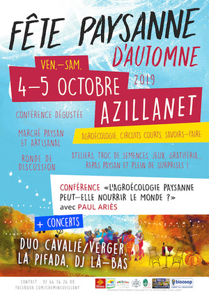 Fête paysanne d'automne 2019, à Azillanet (Hérault)