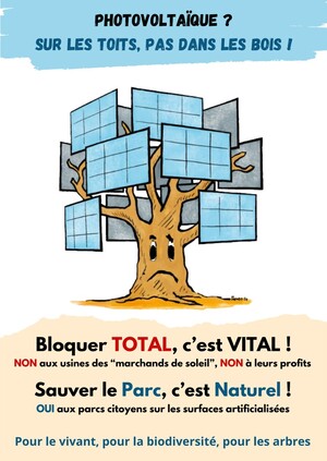 Rassemblement contre le projet TotalEnergies sur le causse de Tour-de-Faure, à Cahors (Lot)