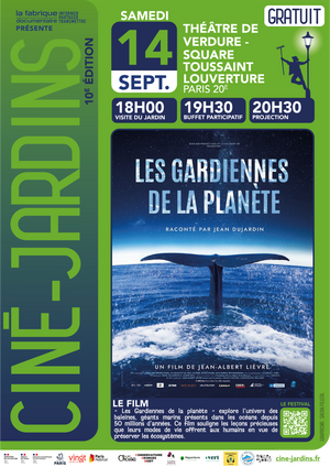 Festival Ciné-Jardins «<small class="fine d-inline"> </small>Gardiennes de la planète<small class="fine d-inline"> </small>», à Paris