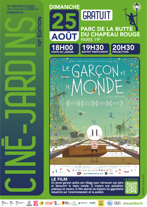 Festival Ciné-Jardins «<small class="fine d-inline"> </small>Le Garçon et le Monde<small class="fine d-inline"> </small>», à Paris