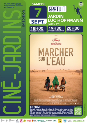 Festival Ciné-Jardins «<small class="fine d-inline"> </small>Marcher sur l'eau<small class="fine d-inline"> </small>», à Paris