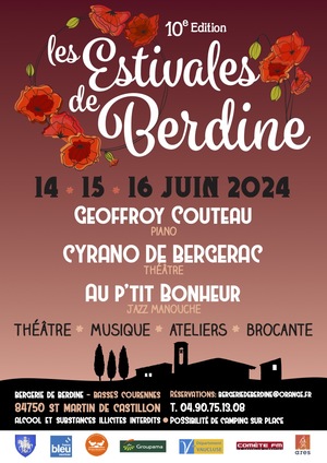 Estivales de Berdine 2024, à Saint-Martin-de-Castillon (Vaucluse)
