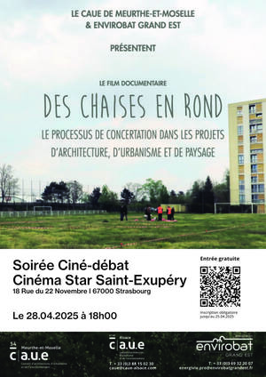 «<small class="fine d-inline"> </small>Des chaises en rond<small class="fine d-inline"> </small>», ciné-débat à Strasbourg (Bas-Rhin)
