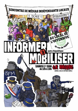 Informer et Mobiliser : rencontre de médias indépendants locaux, à Lille (Nord)