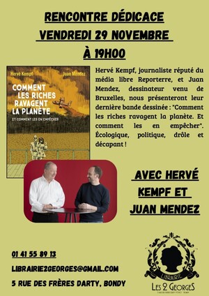 «<small class="fine d-inline"> </small>Comment les riches ravagent la planète<small class="fine d-inline"> </small>», à Bondy (93)
