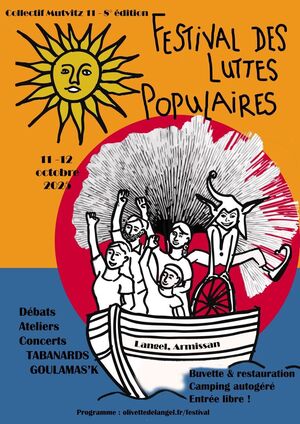«<small class="fine d-inline"> </small>Festival des luttes populaires<small class="fine d-inline"> </small>», à Armissan (Aude)