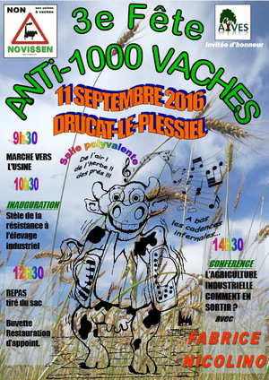Fête Anti 1000 Vaches à Drucat-le-Plessiel (Somme)