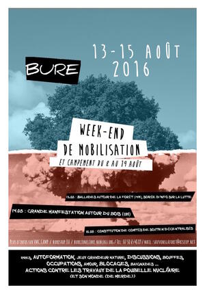 Mobilisation contre les déchets nucléaires à Bure (Meuse)