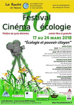 10<sup class="typo_exposants">e</sup> Festival cinéma-écologie, à Vanves (Haut-de-Seine)