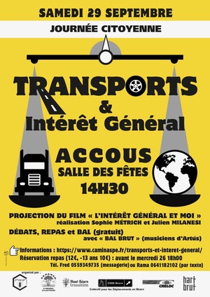 Journée citoyennes Transports et Intérêt général, à Accous (Pyrénées-Atlantiques)