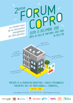 2<sup class="typo_exposants">e</sup> Forum Copro de la rénovation énergétique de l'Est parisien