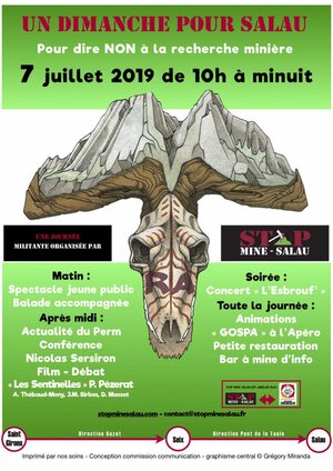 Un dimanche pour Salau : contre le projet minier, à Salau (Ariège)