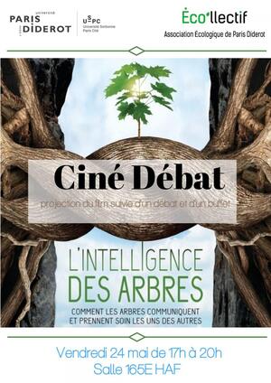 Ciné-débat «<small class="fine d-inline"> </small>L'Intelligence des arbres<small class="fine d-inline"> </small>», à Paris