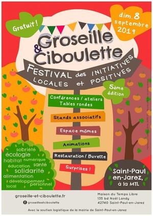 Festival Groseille et Ciboulette, à Saint-Paul-en-Jarez (Loire)