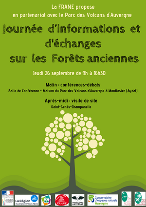 Journée d'informations et d'échanges dédiée aux forêts anciennes, à Aydat (Puy-de-Dôme)