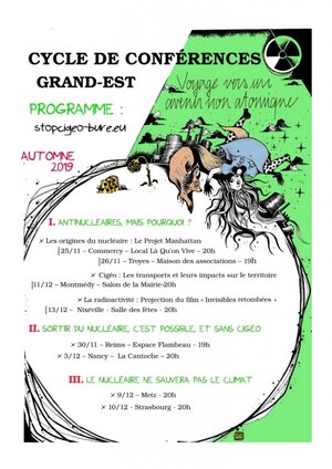 Cycle de conférences Grand-Est : pourquoi et comment sortir du nucléaire<small class="fine d-inline"> </small>? 