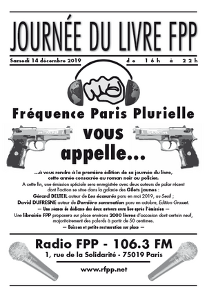 Journée du livre Radio Fréquence Paris Plurielle, à Paris